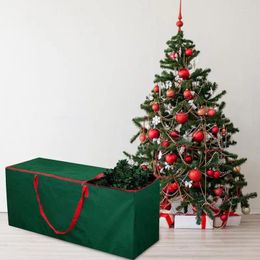 Sacs de rangement Organisateur d'arbre de Noël Sac artificiel en couronne multifonctionnelle Double fermeture éclair avec poignées Ustensiles Carrier