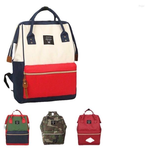 Bolsas de almacenamiento Mochila clásica para mujer Super bolsa de viaje japonesa Mochila para colegiala Runaway