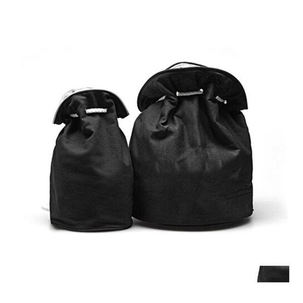 Bolsas de almacenamiento Logotipo clásico Dstring Gym Bucket Bag Grueso Viaje D String Mujeres Lavado a prueba de agua Estuche de maquillaje cosmético Drop Delivery Home Dhpok