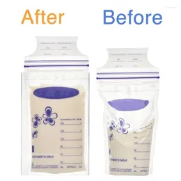 Sacs de rangement Clear Flat Mreat Milk Freezer Universal Sac Support Stand Easy Fasing Rempling Rack Household