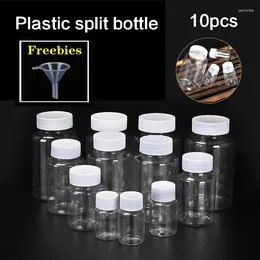 Sacs de rangement en plastique transparent recharge stérilisateur liquide transportant de petites bouteilles