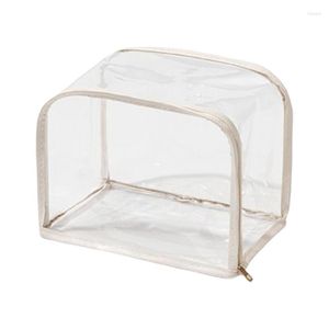 Sacs de rangement Organisateur de sac à main transparent Fourre-tout à glissière pour serviette et accessoire Anti-poussière TPU Étanche à l'humidité Étanche