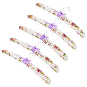 Opbergtassen Doek Floral Hanger Gevarde Pak Rekken Kleding Spons Dress Hangers Wedding