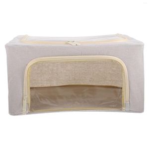 Sacs de rangement Vêtements Boîte en acier Pull Literie Couette Conteneur Anti-mites Portable