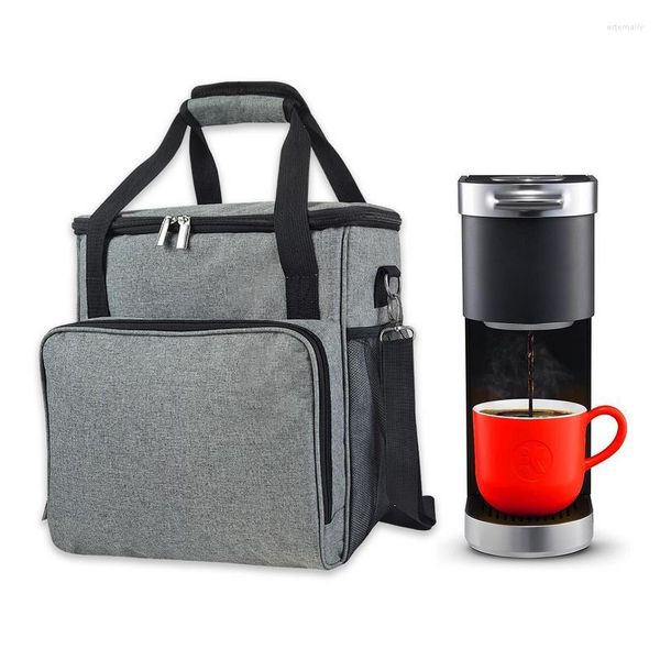 Sacs de rangement cafetière transportant un sac d'espace voyage pour l'organisateur de machines multifonctionnelles domestiques