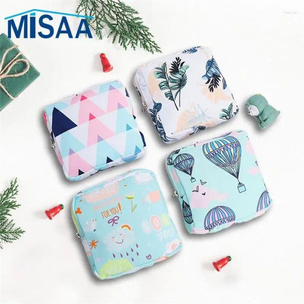 Sacs de rangement Coin Purse Sac à fermeture éclair Tampon Portable Voyage Outdoor Money Card Pouch Cartoon Match Lipstick Hands Sacs