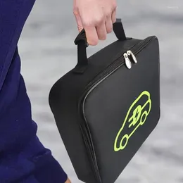 Sacs de rangement sac de chargeur de voiture électrique confortable sac de rangement étanche câble de démarrage fournitures pour véhicules et maison