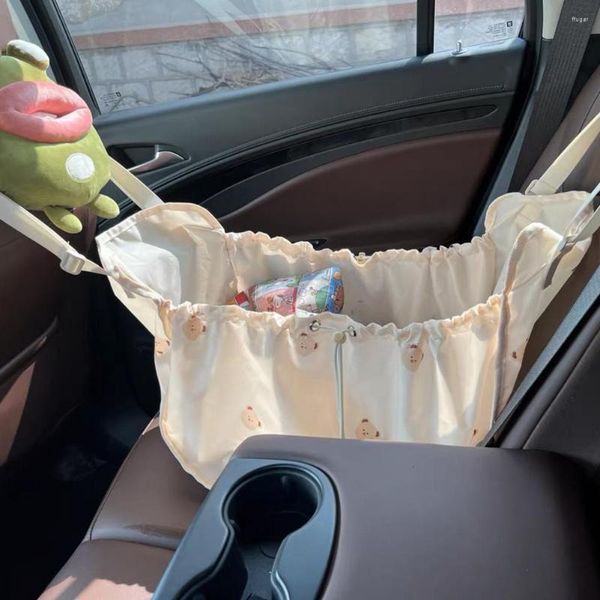 Bolsas de almacenamiento Conveniente Auto Bag Reutilizable Asiento trasero Organizador Multifuncional Interior del automóvil Suministros para bebés Ahorro de espacio