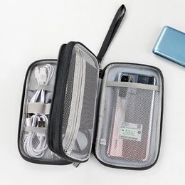 Opslagtassen handige lichtgewicht dubbele lagen gegevenskabel Power Bank Protective Bag voor zakenreiszak