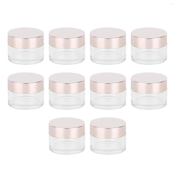 Sacs de rangement Conteneurs cosmétiques conception de bouche large vide réutilisable lèvre portable 15g avec couvercles pour les cosmétiques juifs