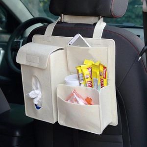 Opbergtassen creatieve cartoon autostoeltje organisator hang tas baby kinderen speelgoed reisbeschermer cover auto interieur accessoires