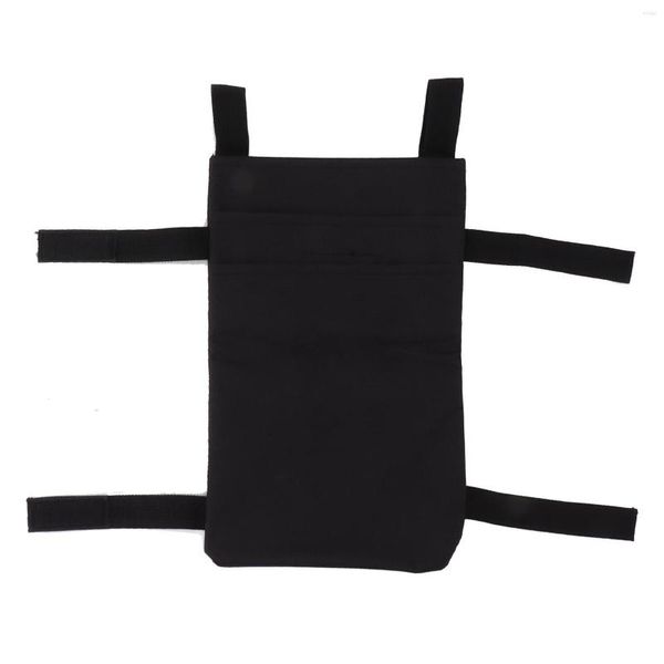 Bolsas de almacenamiento Bolsa de bolsillo de muleta Bolsa conveniente Organizador seguro Evite la pérdida Ligero Durable con correa para bastón de viaje