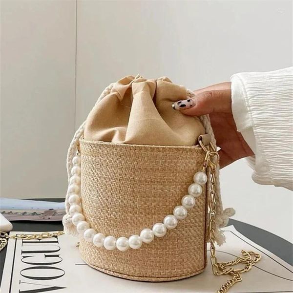 Bolsas de almacenamiento Bolso de perlas Bridal Custom Regalos de luna de miel de ducha de ducha para que la novia sea el embrague de la fiesta de la gallina