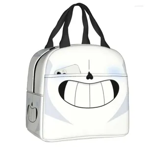 Bolsas de almacenamiento Custom Funny Undertale Sans Bolsa de almuerzo Hombres Mujeres Cálidas Cajas aisladas para niños Escuela Niños