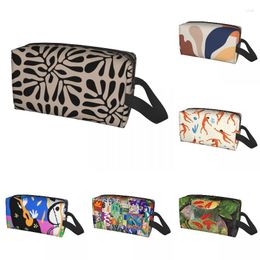 Opbergzakken Custom Henri Matisse Toilettas Vrouwen Acanthus Abstract Patroon Make-up Cosmetische Organizer Dames Beauty Dopp Kit Box