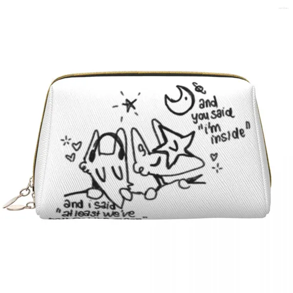 Sacs de rangement Sac de toilette de fantaisie Twin Fantasy personnalisée pour les femmes pour les femmes