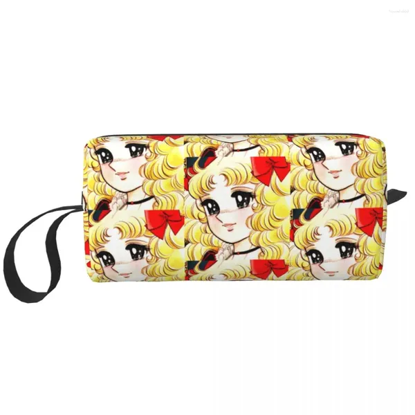 Sacs de rangement mignon Anime Manga bonbons voyage trousse de toilette pour femmes maquillage cosmétique beauté Dopp Kit