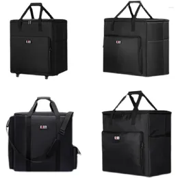 Sacs de rangement Ordinateur de jeu de bureau PC transportant Bag du boîtier de voyage Processeur et moniteur