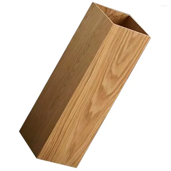 Bolsas de almacenamiento Puerta Paraguas de madera Soporte para cubo Soporte para el hogar