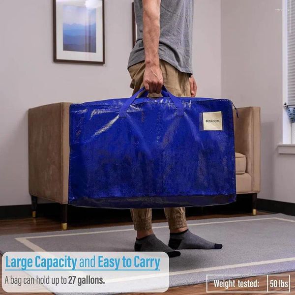 Sacs de rangement Conception de ruban adhésif durable Conception de bagage à bagages en mouvement portable à carré-poussière Traité pour extérieur