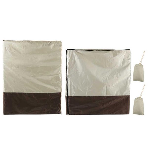 Sacs de rangement Couverture anti-poussière 210D Oxford Tissu Lit pliant Résistant aux intempéries avec sac pour piscine de cour