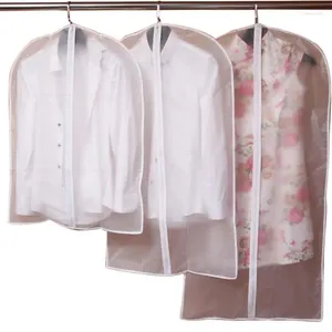 Sacs de rangement Couvre-poussière Couvre-toits transparents à linge de vêtements de vêtements Coutien de la combinaison Couvrette Home Zipper Wardrobe 60xx