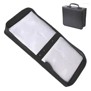 Bolsas de almacenamiento Estuche para soporte de DVD Organizador de discos CD portátiles grandes con asas Colección para o DVD