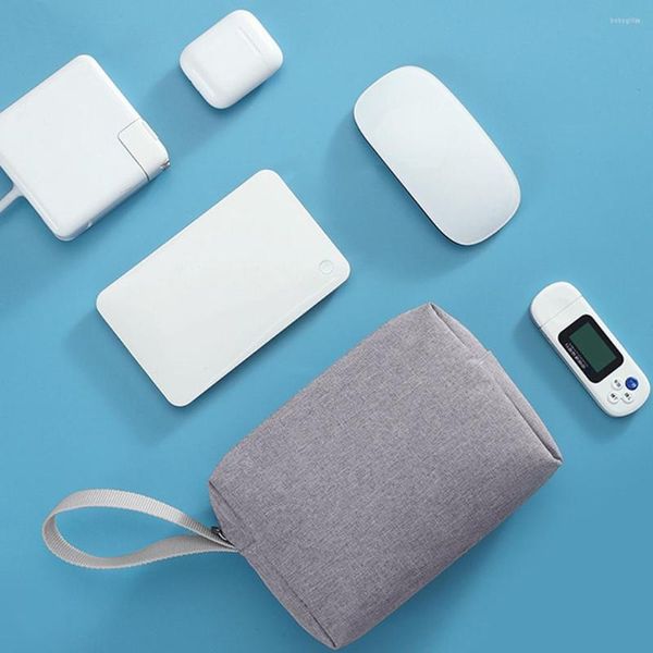 Bolsas de almacenamiento Estuche para auriculares Power Bank U Bolsa de disco Organizador digital Teléfono universal Contenedor para mouse Bolsa de transporte Viaje