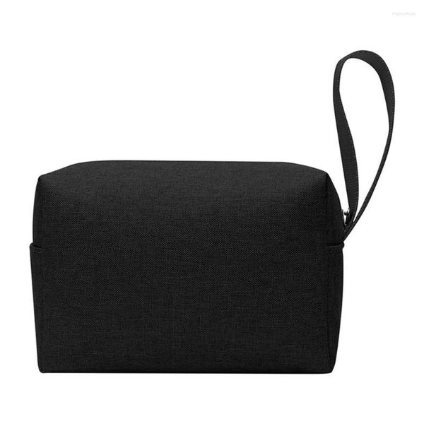 Sacs de rangement écouteurs étui pour écouteurs sac de banque d'alimentation grande capacité organisateur numérique souris conteneur pochette de transport voyage gris