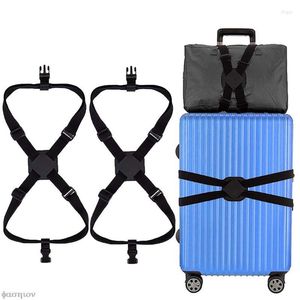 Sacs de rangement Élasticité Ceinture de bagage Pièces de sac de voyage Valise Chariot fixe Accessoires de sécurité réglables Produit d'approvisionnement