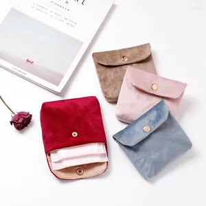 Sacs de rangement Broidered Letter Tampon Sac Sanitary Pad Pouch Girls Cosmetic Makeup Lipstick Key Earphone Data Data Cables Organizer