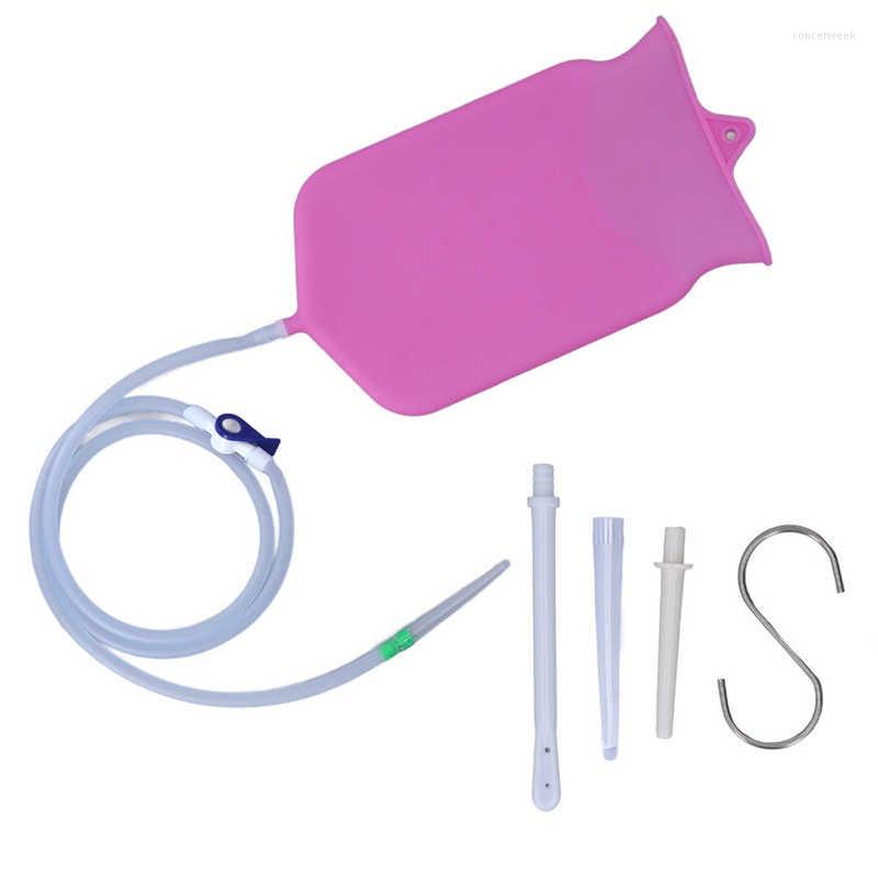 Storage Bags Enema Bag Kit Colon Cleanse Complete Tool For Home