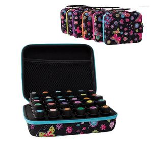 Opbergzakken Essentiële Olie Case Voor DoTERRA 30 Slots 5ML 10ML 15ML Vlinder Parfum Organizer Aromatherapie Carrying