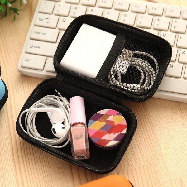 Bolsas de almacenamiento Bag Zipper Bag Teléfono móvil Caso de disco duro Data de auriculares Auriculares Min Pocket Pocket Pocket