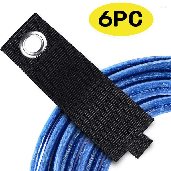 Bolsas de almacenamiento, cable de extensión, soporte para manguera, organizador, correas resistentes, colgadores de gancho aptos para garaje, piscina, oficina en casa