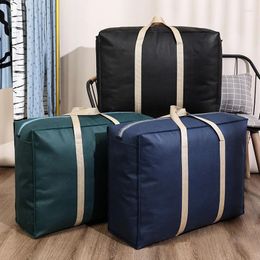 Sacs de rangement Extra Luggage Sac à bagages Claict à poussière Portable Voyage Portable Capacité pliable Capacité de courtepointe Conteneur