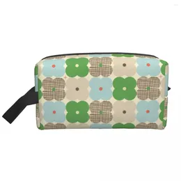 Opbergtassen mode orla Kiely Scandinavische bloemenreistoiletstoiletietas vrouwen cosmetische make -up organisator Beauty Dopp Kit