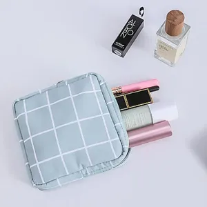Sacs de rangement Fashion Femmes Small Cosmetic Sac Mini Sanitar Sanitor Coin Money Card Carte Voyage de voyage pour les filles