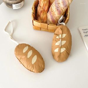 Sacs de rangement pliable sac à provisions dessin animé portable grande capacité pain léger réutilisable