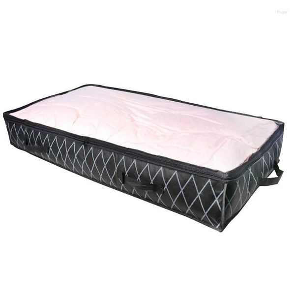 Sacs de rangement pliable sous le lit boîte tissu Oxford conteneur Durable empilable grande capacité organisateur de vêtements