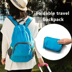 Sacs de rangement pliage sac à dos sac de randonnée portable épaule en tissu oxford imperméable pour voyage de voyage extérieur shopping adulte enfants
