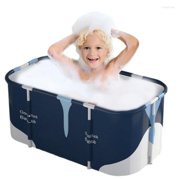 Sacs de rangement Baignoire pliante Portable pour adultes Maintenir efficacement la température froide Séparé Salle de bain familiale SPA