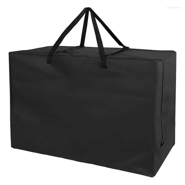 Bolsas de almacenamiento Bolsa de cama plegable Impermeable y a prueba de polvo Portátil Rollaway Colchón Cubierta protectora Cojín Transporte