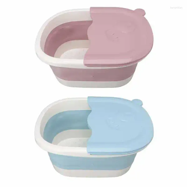 Sacs de rangement bassin bassin bassin de bain épais stable en plastique portable pliable pour les enfants