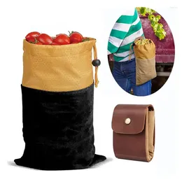 Storage Bags Foraging Bag Outdoor Picking Fruit Waterproof Large Capacity Camping Backpacking