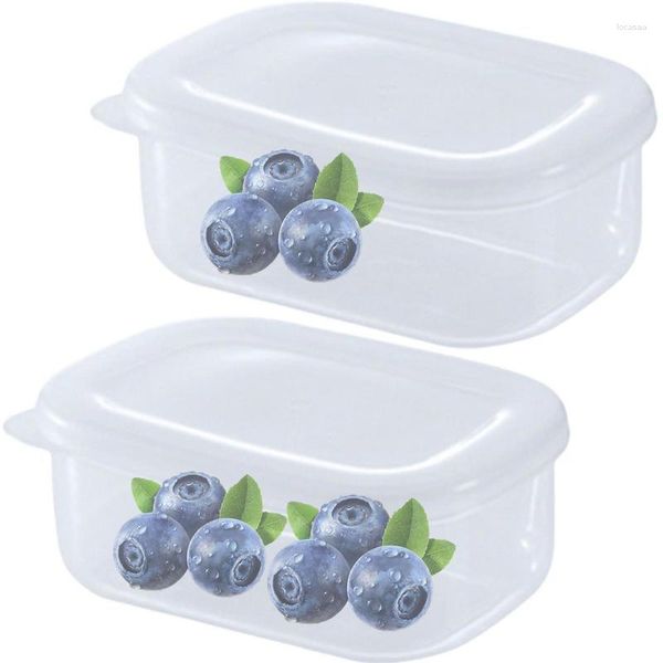 Bolsas de almacenamiento Cocina de organizador de nevera con tapa apilable para huevos de escritorio de congelador frutas y verduras