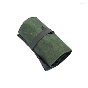 Sacs de rangement Garden Bonsai Tool Roll Bag Pochette anti-poussière avec 10 poches Home Durable Tools Canvas