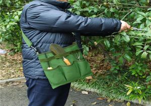 Opbergzakken Tuinschoudertas Tuingereedschap met 3 externe vakken Houder voor binnenzakset8309644