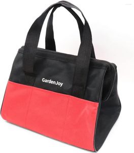 Bolsas de almacenamiento GardenJoy Bolsa de herramientas de boca ancha con impermeable para el hogar Proyectos de bricolaje Construcción Jardinería Mecánico Carpintero Electricista