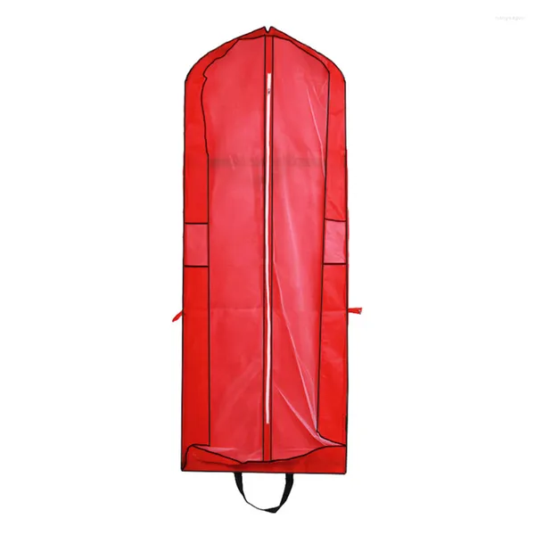 Sacs de rangement Sac à vêtements Voyage Vêtements Couverture Robe Protection Respirant Fermeture Éclair Complète Mariage Micro-ondes Four Double Usage Poussière